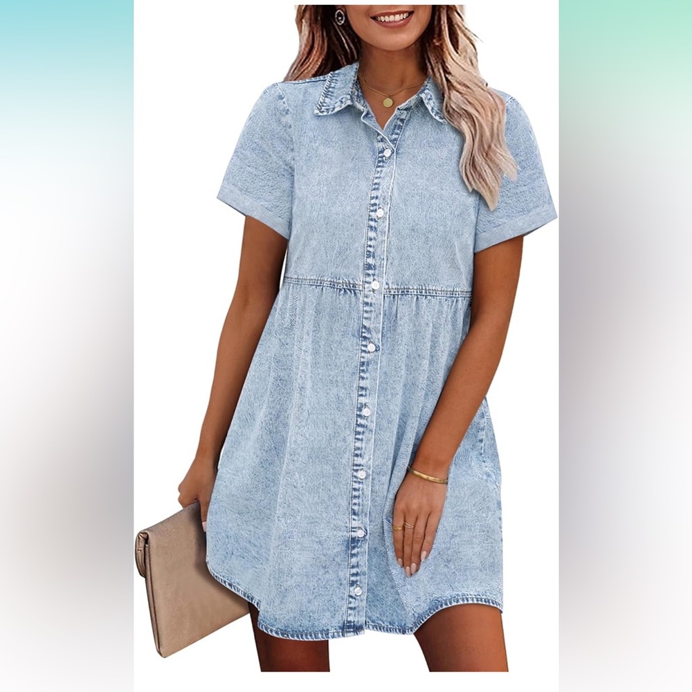 New denim dress - Picture 6 of 8